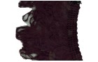 FRINGE MOHAIR BLACK