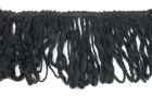 FRINGE MOHAIR BLACK