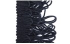 FRINGE WOOL BLACK