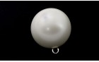PEARL WITH WIRE SHANK - FOOT WHITE