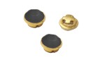 ROUND SETTING GOLD PRESSED BLACK