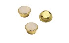 ROUND SETTING FLOWER GOLD PRESSED MILK