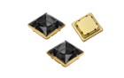 SQUARE SETTING GOLD PRESSED BLACK