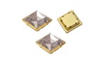 SQUARE SETTING GOLD PRESSED CLEAR