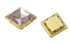 SQUARE SETTING GOLD PRESSED CLEAR