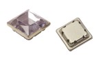 SQUARE SETTING SILVER PRESSED CLEAR