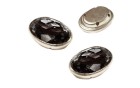 OVAL SETTING SILVER PRESSED BLACK