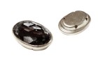 OVAL SETTING SILVER PRESSED BLACK