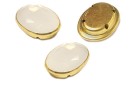 OVAL SETTING GOLD PRESSED MILK