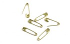 SAFETY PINS METAL GOLD