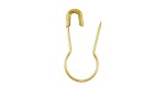 SAFETY PIN CURVED GOLD