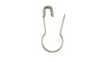 SAFETY PIN CURVED NICKEL
