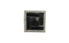 CONSTRUCTION HOT FIX STONE WITH STRASS BLACK