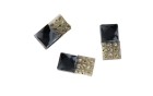 CONSTRUCTION HOT FIX STONE WITH STRASS BLACK