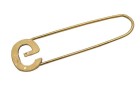 SAFETY PIN DECORATIVE GOLD
