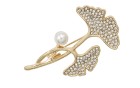 PIN DECORATIVE WITH STRASS AND PEARL GOLD