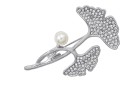 PIN DECORATIVE WITH STRASS AND PEARL NICKEL