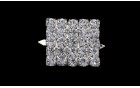 DECORATIVE NAILHEADS WITH CRYSTAL STRASS NICKEL