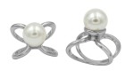 RING FOR ΦΟΥΛΑΡΙ METAL WITH PEARLS NICKEL