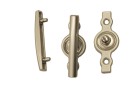 CLASP 2 PCS WITH SPRING PRESSED NICKEL DULL