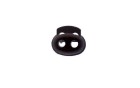 STOPPER FOR CORD TWO HOLES BLACK