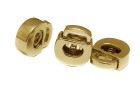 STOPPER FOR CORD METAL GOLD