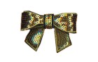PIN BOW FROM SEQUIN GOLD