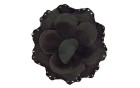 PIN FLOWER WITH METAL PARTS BLACK