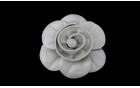 FLOWER CAMELIA FROM LEATHER SNOW WHITE WHITE