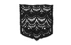 MOTIF GUIPURE COTTON BLACK