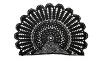 MOTIF GUIPURE BLACK