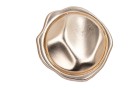 BUTTON WITH SHANK - FOOT METAL GOLD DULL