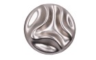 BUTTON WITH SHANK - FOOT METAL NICKEL DULL