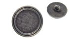 BUTTON METAL WITH SHANK - FOOT GUNMETAL