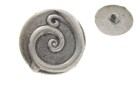 BUTTON METAL WITH SHANK - FOOT NICKEL FREE