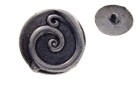 BUTTON METAL WITH SHANK - FOOT GUNMETAL