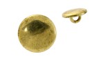 BUTTON METAL WITH SHANK - FOOT ROUND BALL GOLD