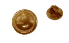 BUTTON METAL WITH SHANK - FOOT ROUND BALL BRONZE