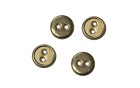 BUTTON METAL WITH TWO HOLES GOLD
