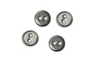 BUTTON METAL WITH TWO HOLES NICKEL