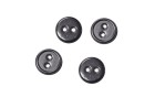BUTTON METAL WITH TWO HOLES GUNMETAL