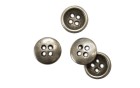 BUTTON METAL WITH FOUR HOLES SILVER BLACK