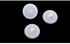 COVERED BUTTON FOR COVER CLOTHED BUTTONS PLASTIC Κ WHITE
