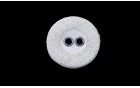 BUTTON COTTON TWO HOLES WHITE