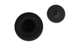 BUTTON WITH SHANK - FOOT BLACK