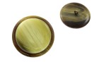 BUTTON POLYESTER WITH SHANK - FOOT ECRU