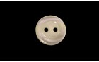 BUTTON POLYESTER PEARLE 2 HOLES ECRU