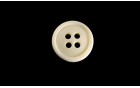 BUTTON POLYESTER PEARLE 4 HOLES WHITE