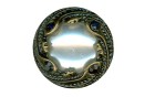 BUTTON ΜΕΤΑΛΙΚΟ WITH POLYESTER STRASS WITH SHANK - BRONZE