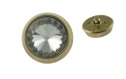 BUTTON WITH STRASS WITH SHANK - FOOT GOLD